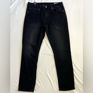 Buffalo David Bitton Men's Axel-X Slim Stretch 32x30 Black Jeans